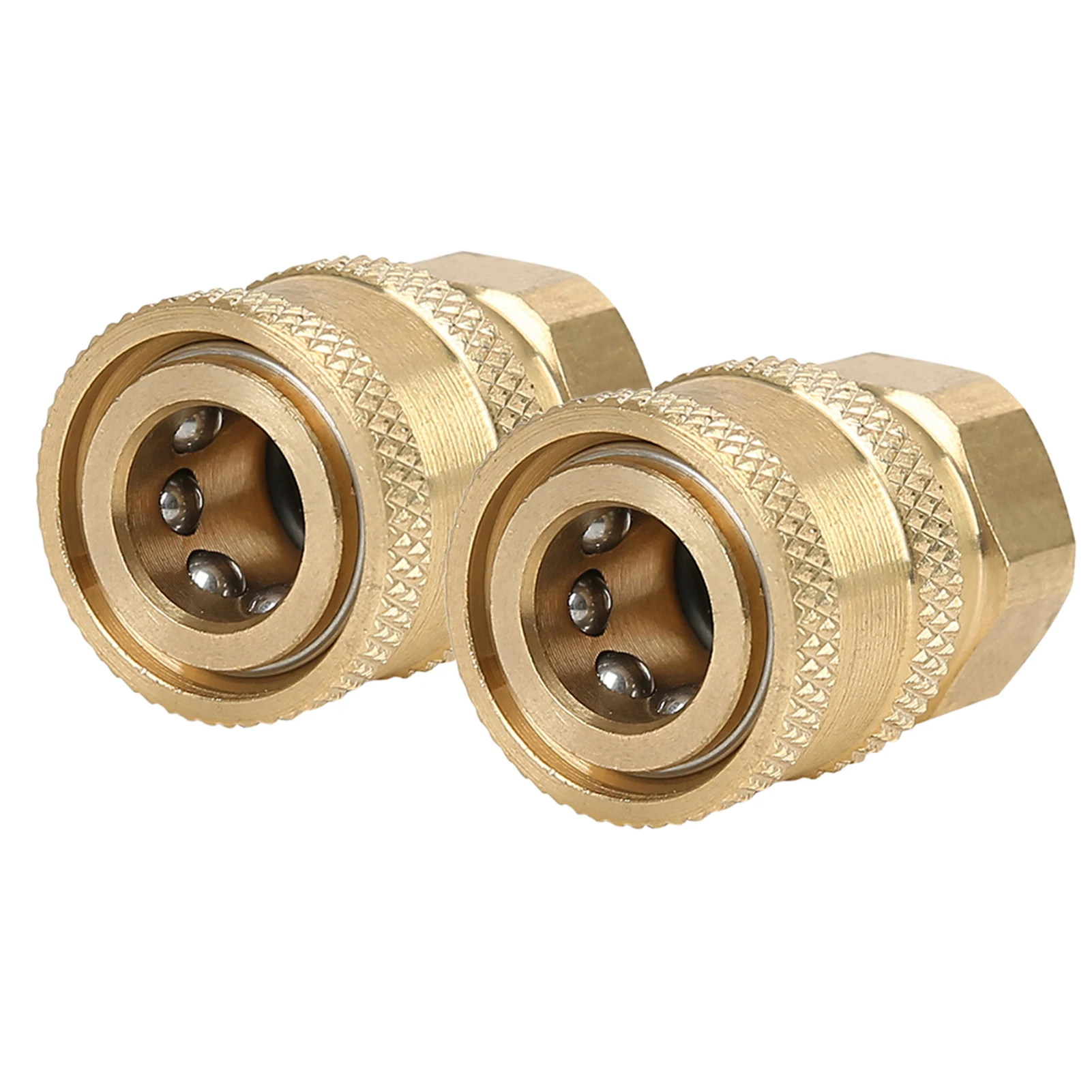 

2pcs Universal M14 To 1/4 Inch Leakproof Adapter 5000 PSI Garden Supplies Pressure Washer Coupler Quick Connect Easy Install