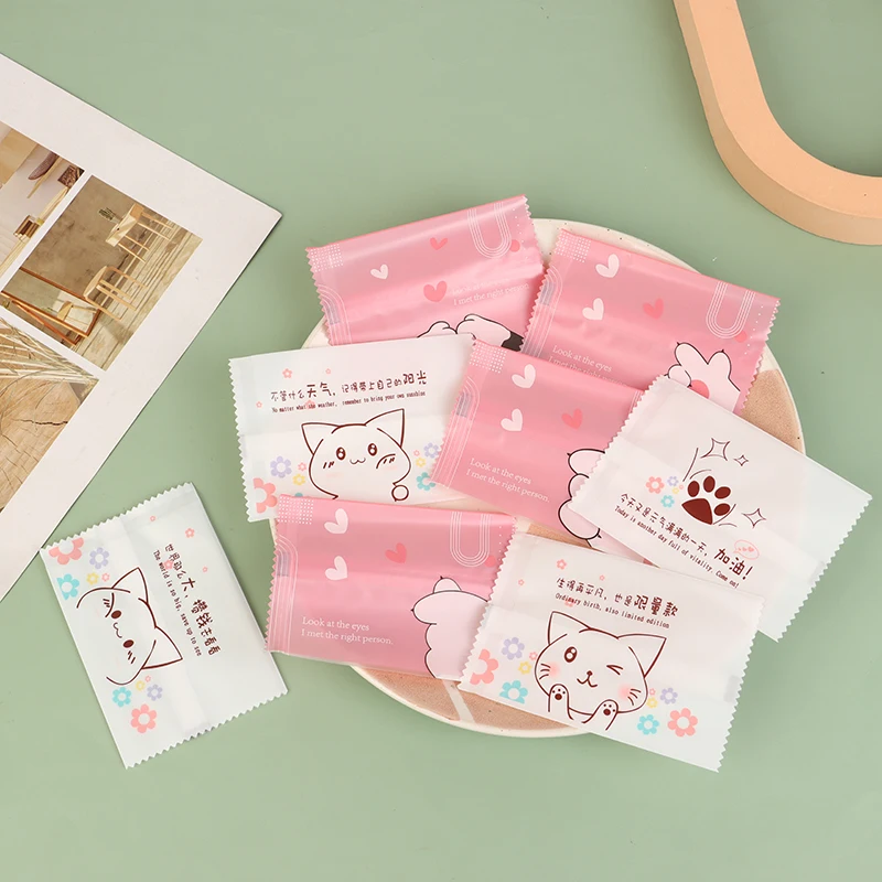 100 шт. мультяшная сумка для молока даты снежинки кондитерских конфет герметичная