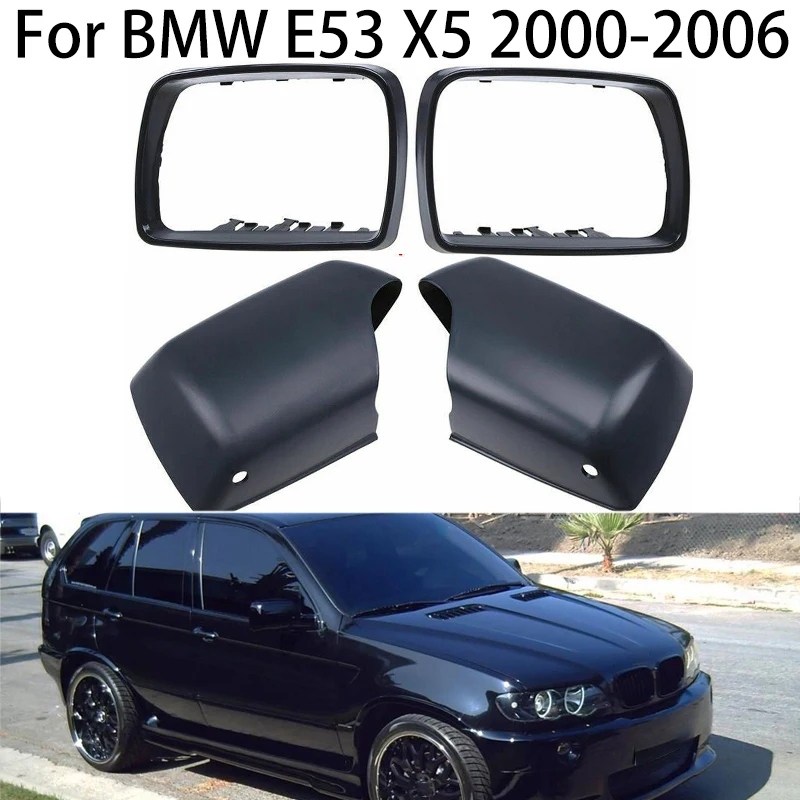 

Для BMW E53 X5 2000-2006 крышка для зеркала заднего вида крыло двери отделочное кольцо Корпус рамка Внешние детали 51168256321