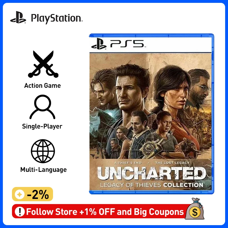 

UNCHARTED: Legacy of воров Коллекция-PlayStation 5 оригинальная PS5 видеоигра