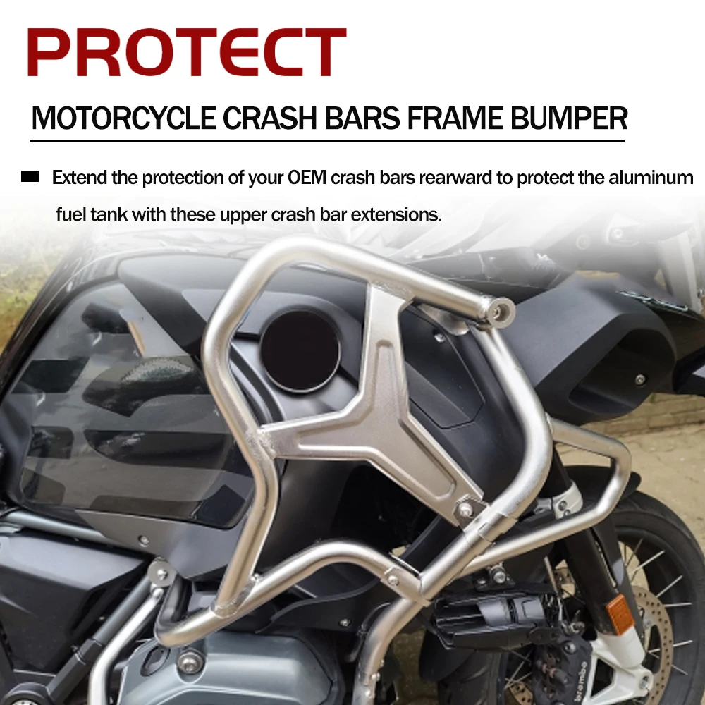 Защита бачка из нержавеющей стали, защита бампера для BMW R1200GS Adventure R1200GSA R1200 GS LC ADV 2014-2021 (art.: 3920d17166b59) - 3920d17166b59