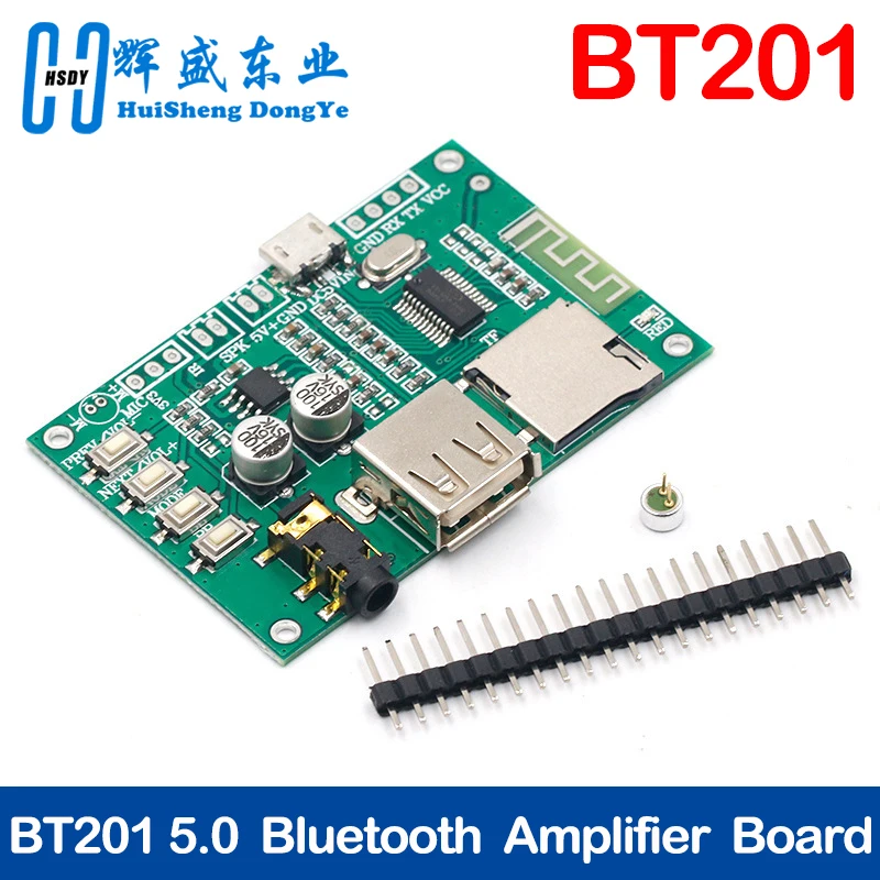 BT201 Двухрежимный 5 0 Bluetooth усилитель мощности звука без потерь Модуль платы Tf Card U