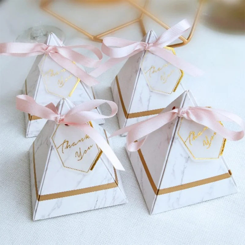 Es For Wedding Party Festival Gift Packaging Box With Ribbon