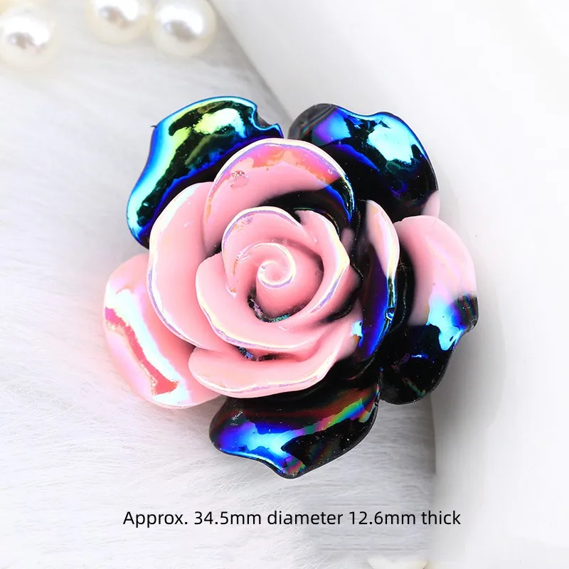 WFFNNKC 10 шт. светящийся цветок камелии полимерные аксессуары Рождественские