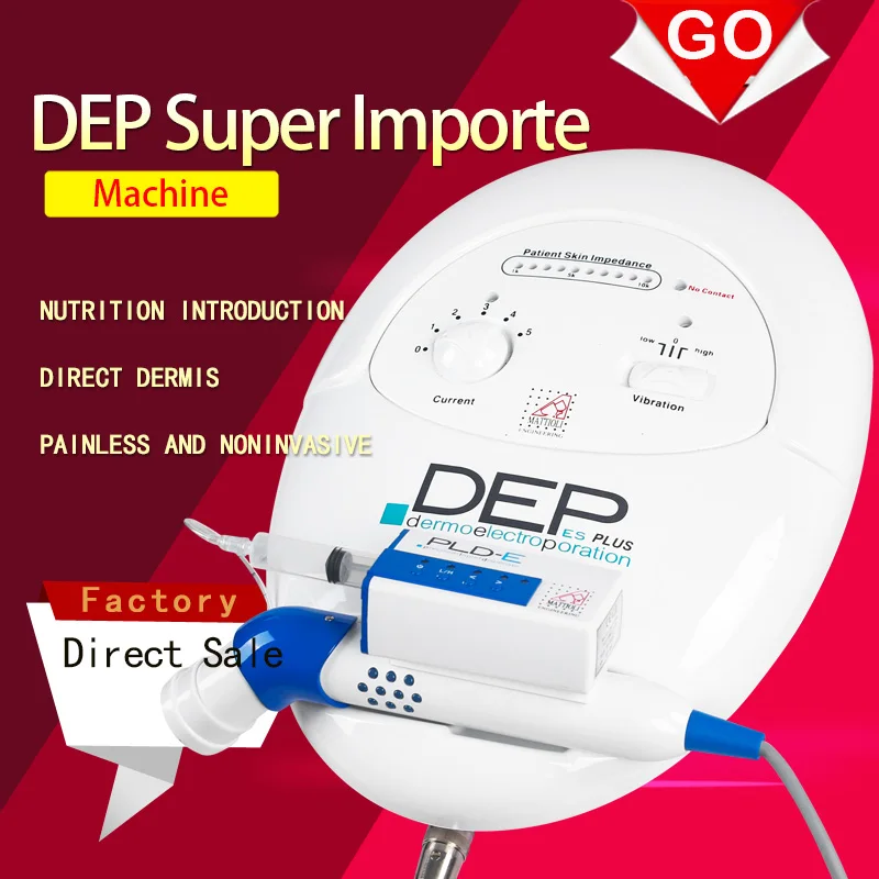 

2023 Import Water Injection Skin Electroporation DEP Beauty Machine Whitening Wrinkle Remove For Salon Home Appliances