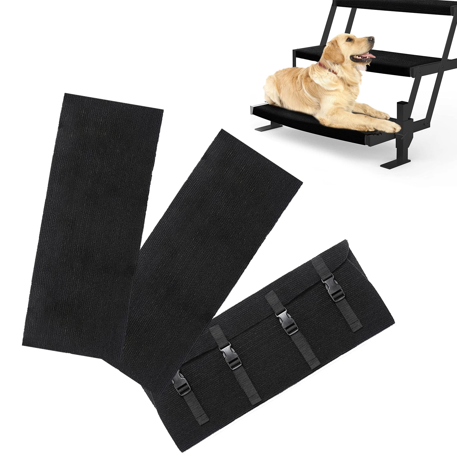 

3 PCS RV Step Covers 22 Inch RV Travel Trailer RV Stairs Wrap RV Accessories Solid Color