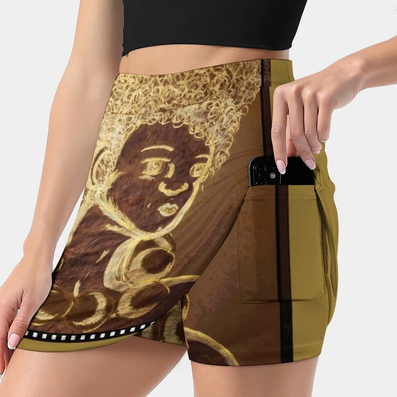 

Black On Film Women Sports Skirt Tennis Golf Dance Fitness Running Yoga Skirts Ahs Black Black Actress Halloween Holiday Film