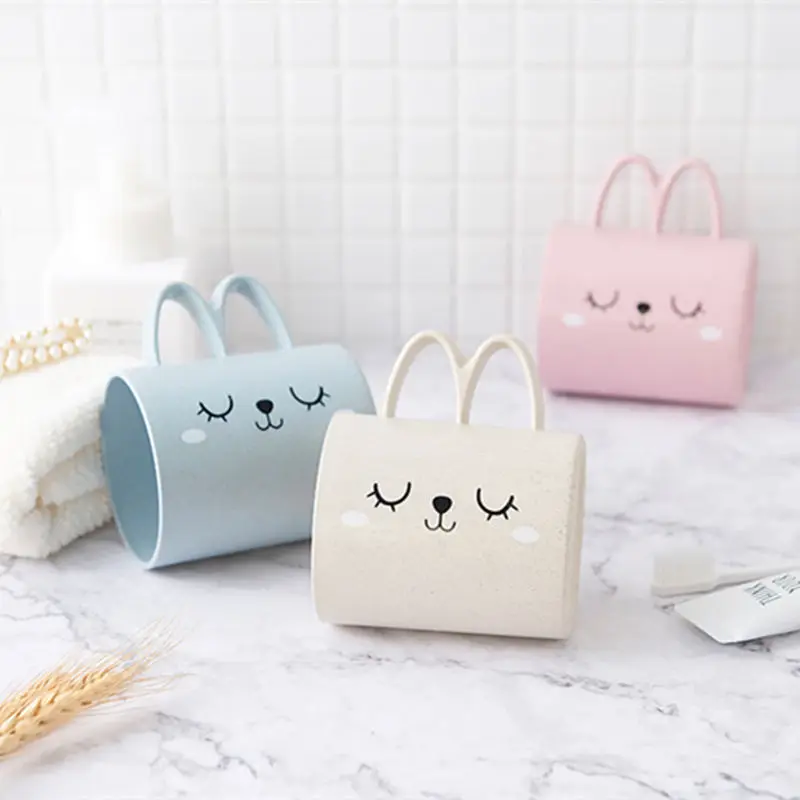 

250 мл пшеницы с персонажем из мультфильма; С милым кроликом; Детские Нескользящие водонепроницаемые сапоги для женщин чашки младенческой Де...