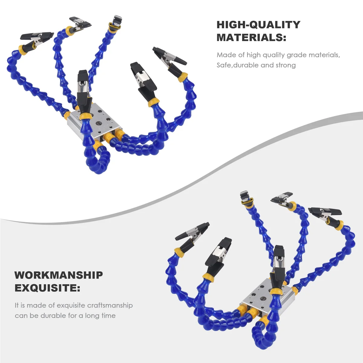 Настольные тиски настольный зажим паяльная станция с 6 шт. гибкие рычаги