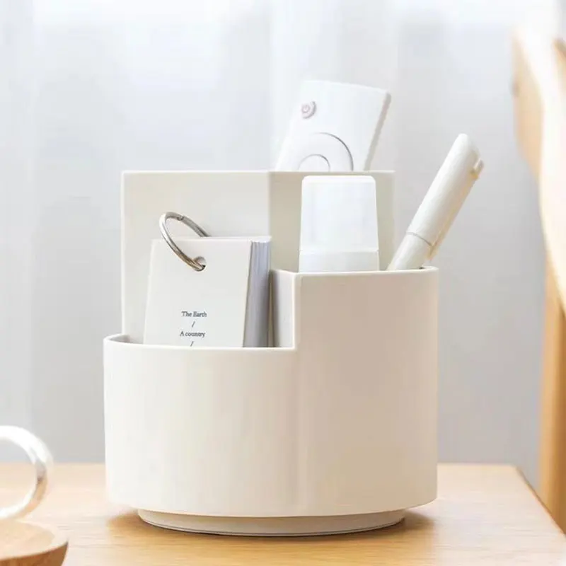 

Многофункциональный вращающийся на 360 градусов держатель для ручек коробка для хранения офисных ручек подходит для хранения канцелярских принадлежностей