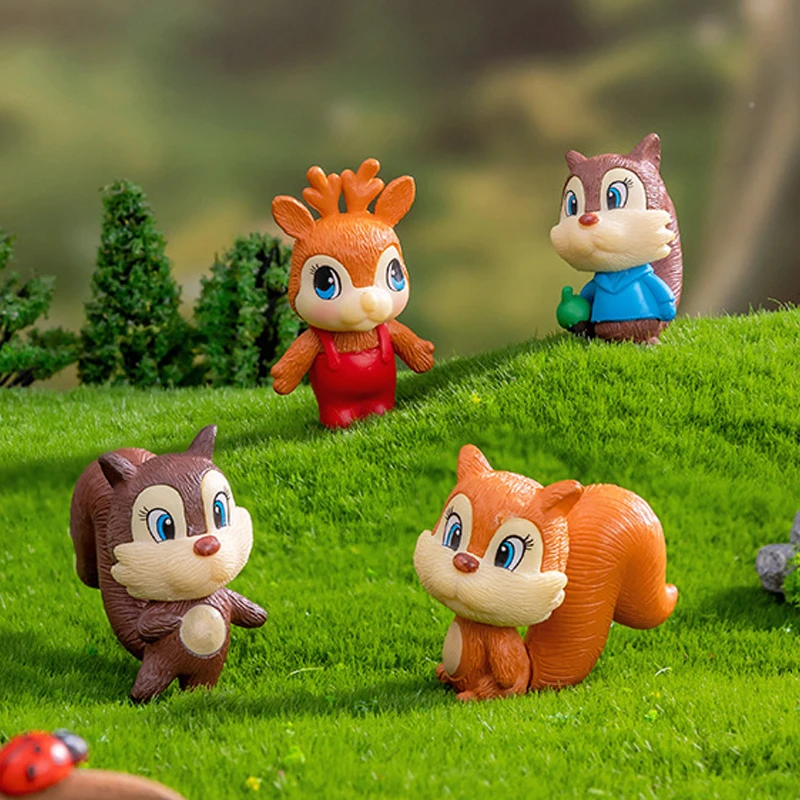 1 шт. миниатюрные фигурки героев мультфильма оленя белка