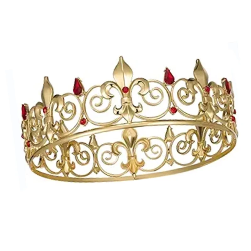 Роскошный обруч для волос мужчин день рождения шоу сценический костюм мужской