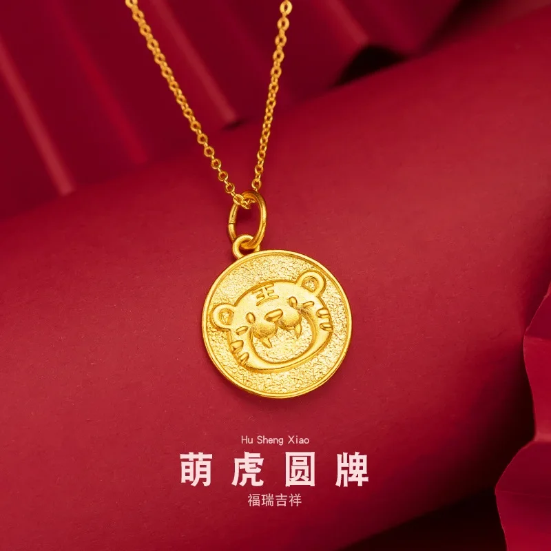 Титан с 18-каратным золотом гео цветочное ожерелье женские ювелирные изделия из