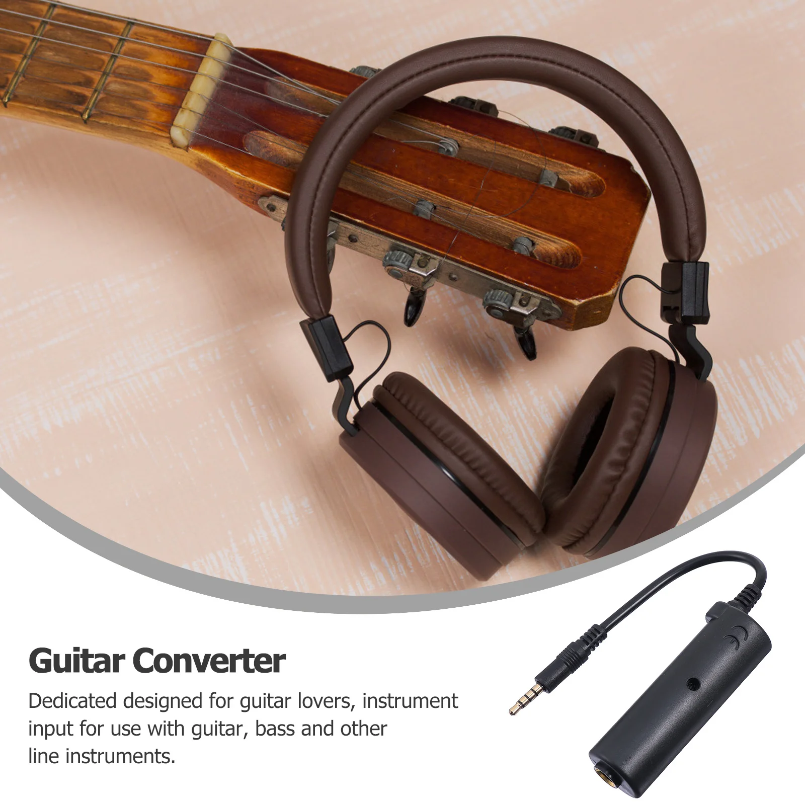 Аксессуары для гитары Эффектор Электрический усилитель наушников Черные