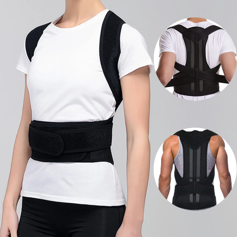 

Корректирующая терапия, Корректор осанки, корректор плеч, поясницы, пояс для поддержки позвоночника, регулируемый корсет, корректирующая п...