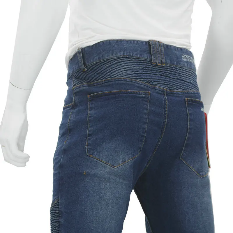 LOMENG Camouflage Motorcycle Riding Jeans Biker Motorbike Pants with CE Removable Armored for Men LMJES-2