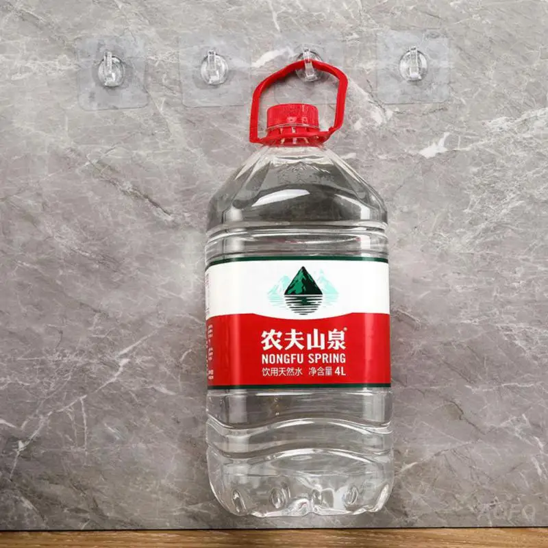 

Прочная желтая прозрачная стойка без маркировки, свободный пробойник для ванной, кухни, подвесной органайзер для одежды, крючок, домашние аксессуары