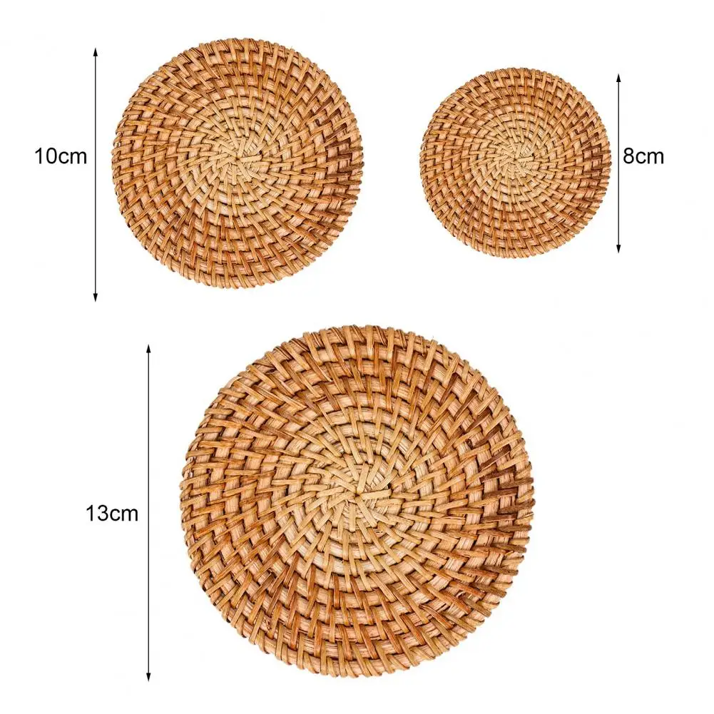 

Table Mat Attractive Portable Good Woven Multi-purpose Decorative Dinner Pad for Restaurant Dinner Mat Dinner Pad