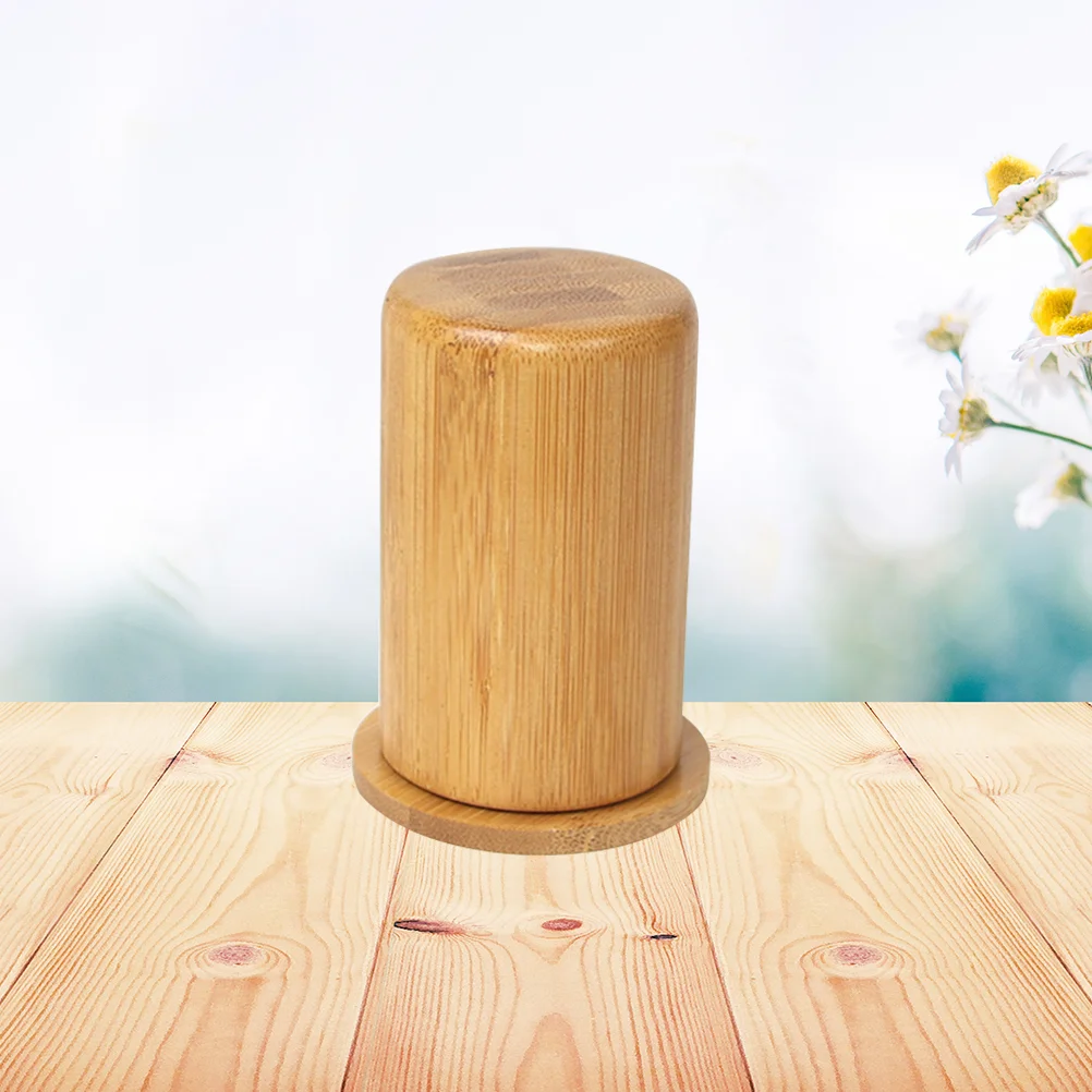 

Toothpick Holder Dispenser Box Wood Cocktail Stick Wooden Mini Kitchen Toothpicks Jar Container