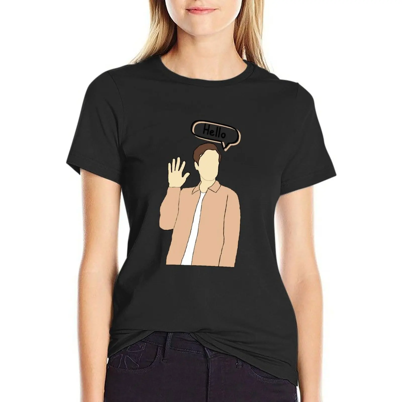 Здравствуйте Футболка Джек Клайн винтажная одежда кавайная женская