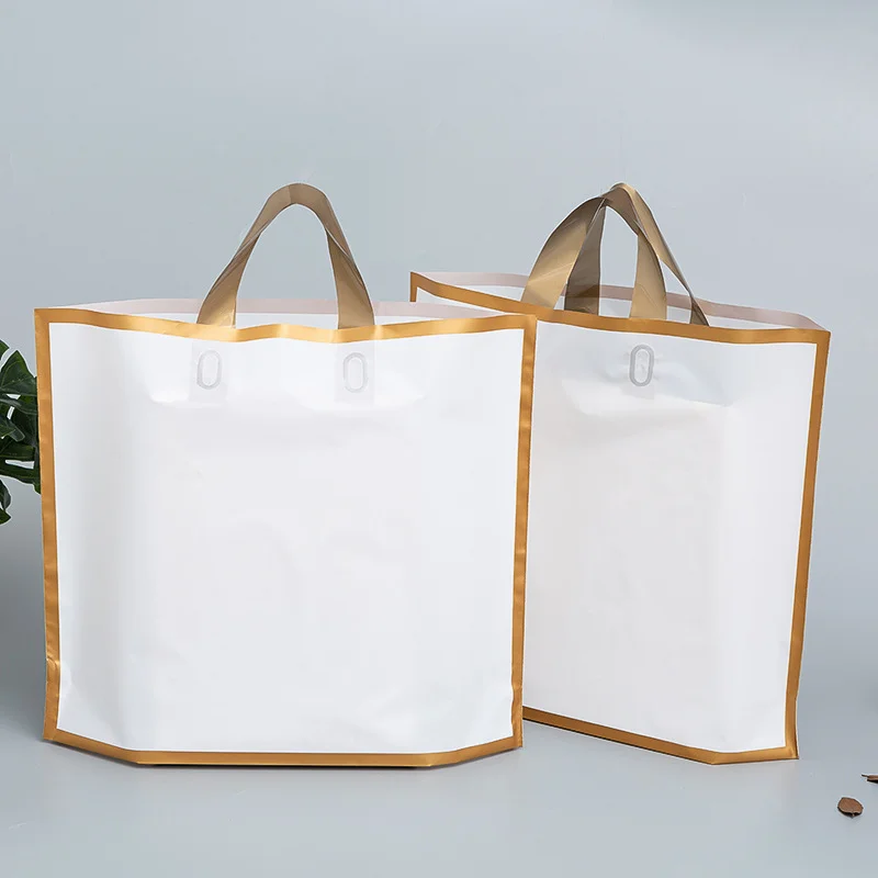 3050100 pieces customized logo shopping bags with handles plastic gift bags wedding party clothing store event packaging bags (art.: 3920cb12edfde) - 3920cb12edfde