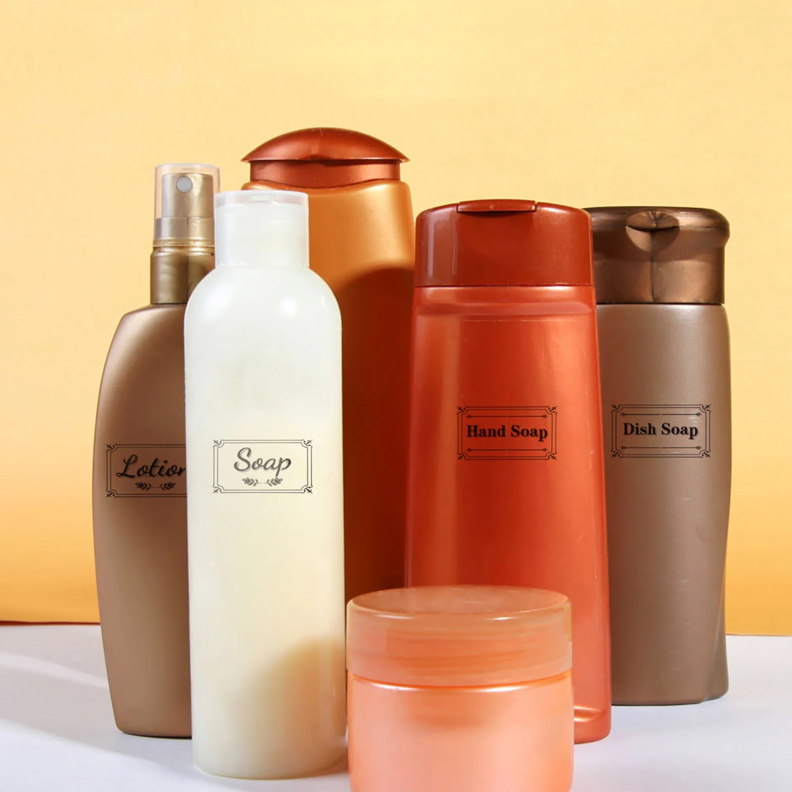 6 шт. этикетка для шампуня аксессуары мыла рук наклейки ванной комнаты