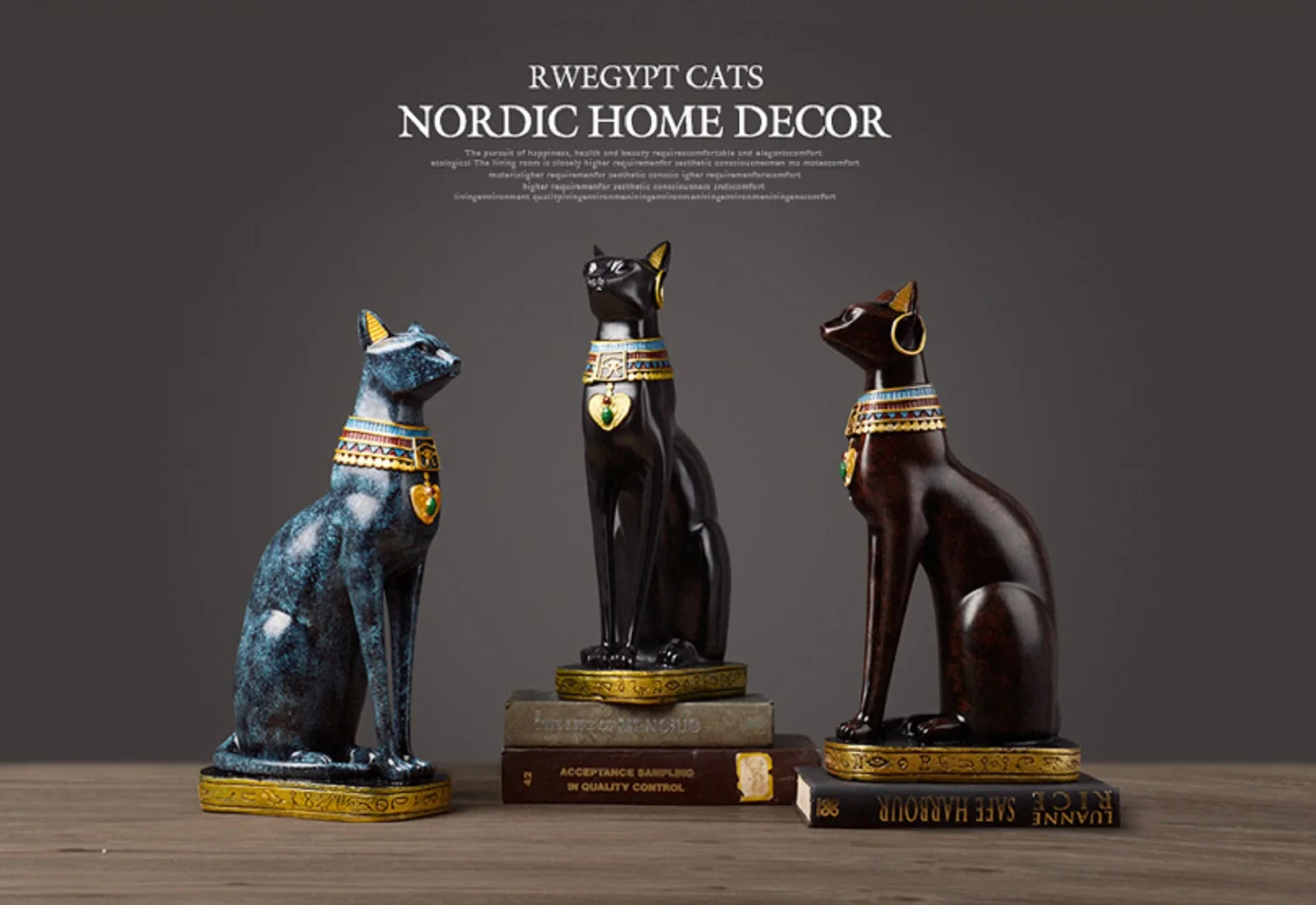 

Egyptian Cat resin craft vintage home decor Modern Vintage Baster goddess god pharaoh figurine statue for table ornaments Gifts