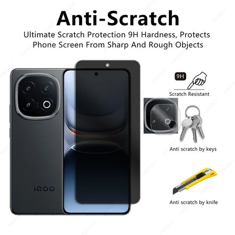 Защитная пленка для экрана для vivo iQOO 13, антибликовое стекло для vivo iQOO 13, защитное стекло для объектива камеры iQOO 13