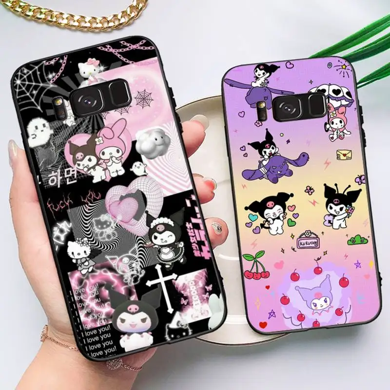 

Cute Kuromi Melody Phone Case for Samsung Note 5 7 8 9 10 20 pro plus lite ultra A21 12 72