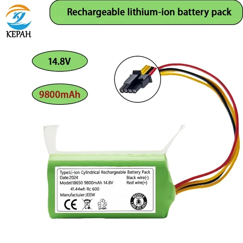 Литий-ионный аккумулятор 4S1P 14,4 В 6800 мАч 18650 для пылесоса Cecotec Conga 1290 1390 1490 1590 Genio Deluxe 370 Gutrend Echo 520
