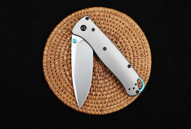 

Benchm 535-3 Bugout Pocket Knife S90V Blade Titanium Alloy Hanlde Outdoor Camping Self-defense BM535 Pocket Knife EDC Tools