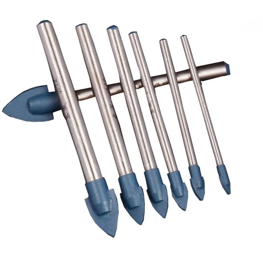 

Glass Tile Diamond Tip Drill Bit Set Tungsten Carbide Tipped Tile Drill Bit Corner Drill Bit 4-14mm Woodworking Tool