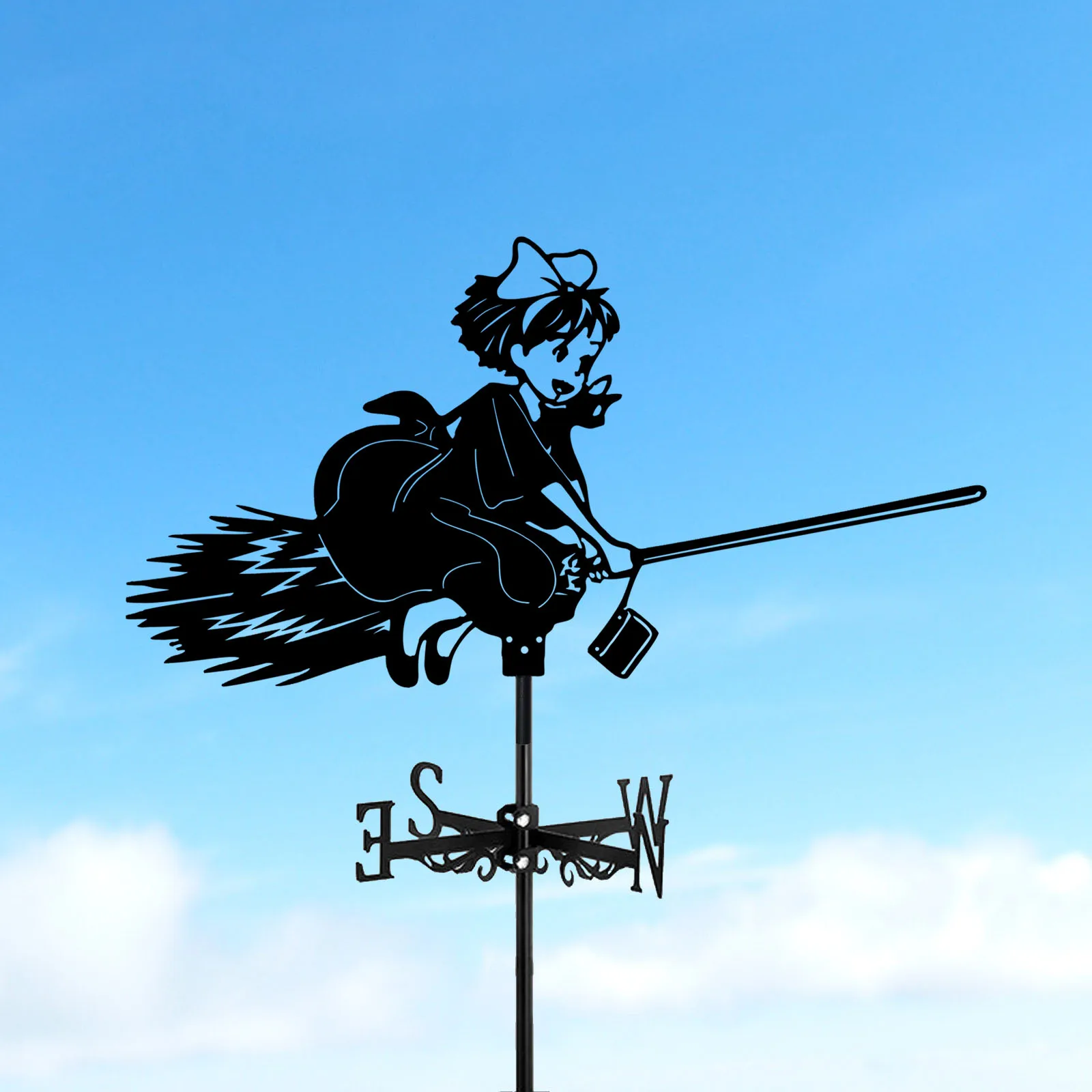 

Металл стоячие ветровики коттедж индикатор погоды крыша погода лоток для наружного сада Декор Двор сарай дома забор столб