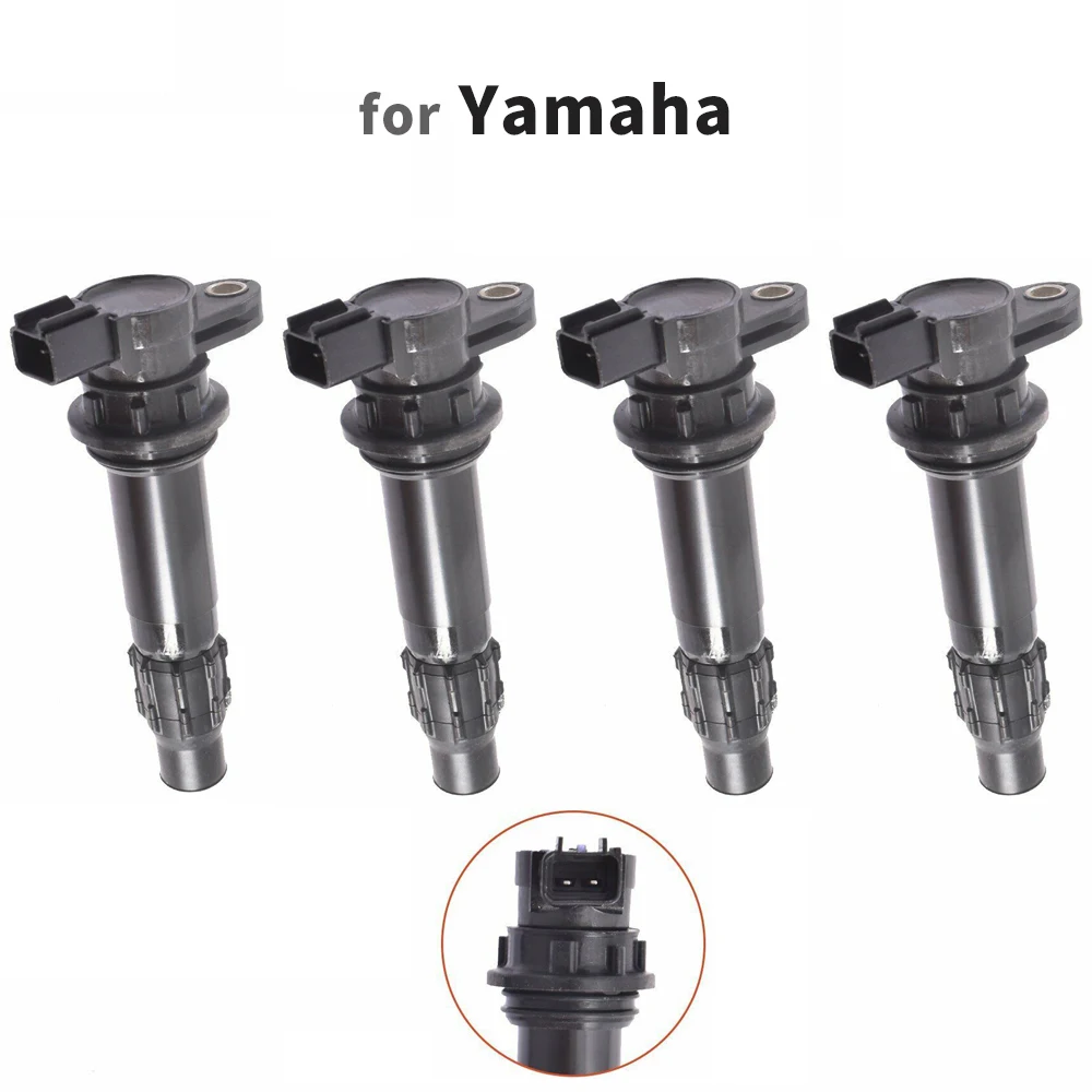 

Набор из 4 катушек зажигания для Yamaha FX 1100 VX 110 2004-2014 6B6-82310-00-00 6D3-82310-00-00 катушка зажигания Waverunner