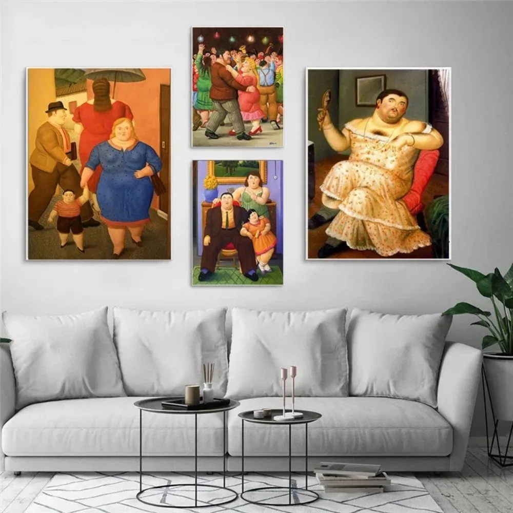 Фернандо Бозеро Знаменитое Произведение Искусства Абстрактный Принт На Холсте