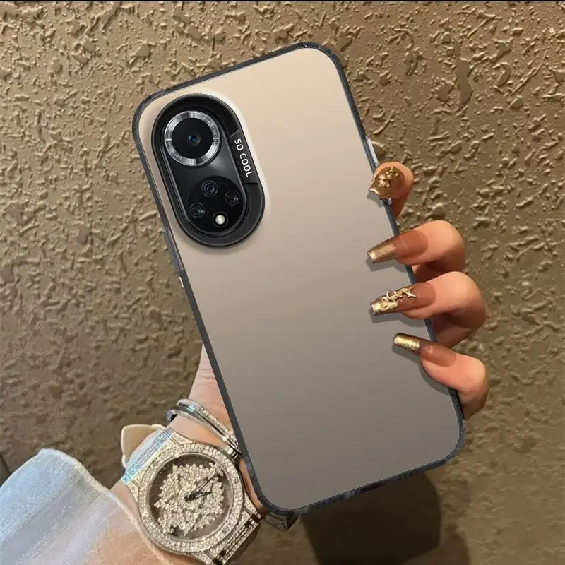 Чехол для телефона Huawei Nova 9 Pro Honor 50 матовый лазерный цветной бампер