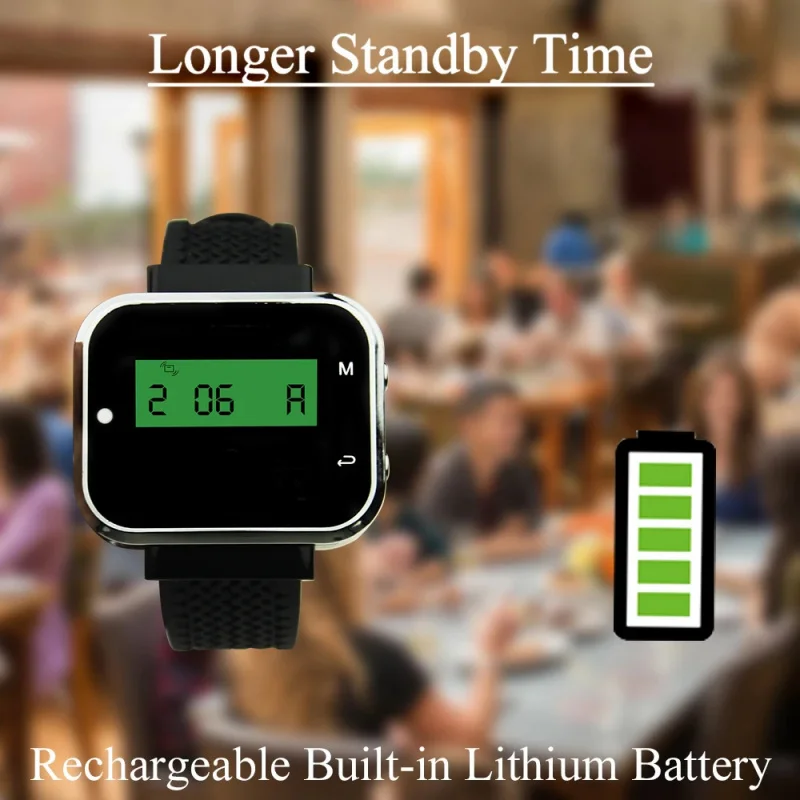 QWICALL высококачественный Ресторан 20 кнопок передатчиков вызова 3 часы пейджер