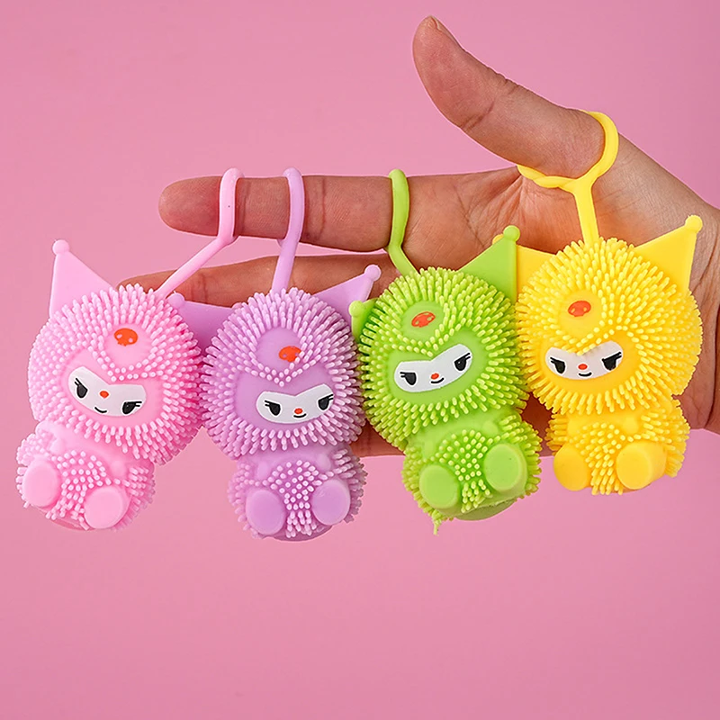 Новый милый шарик Sanrio Kuromi Maomao светящиеся игрушки вентиляция снимающий стресс