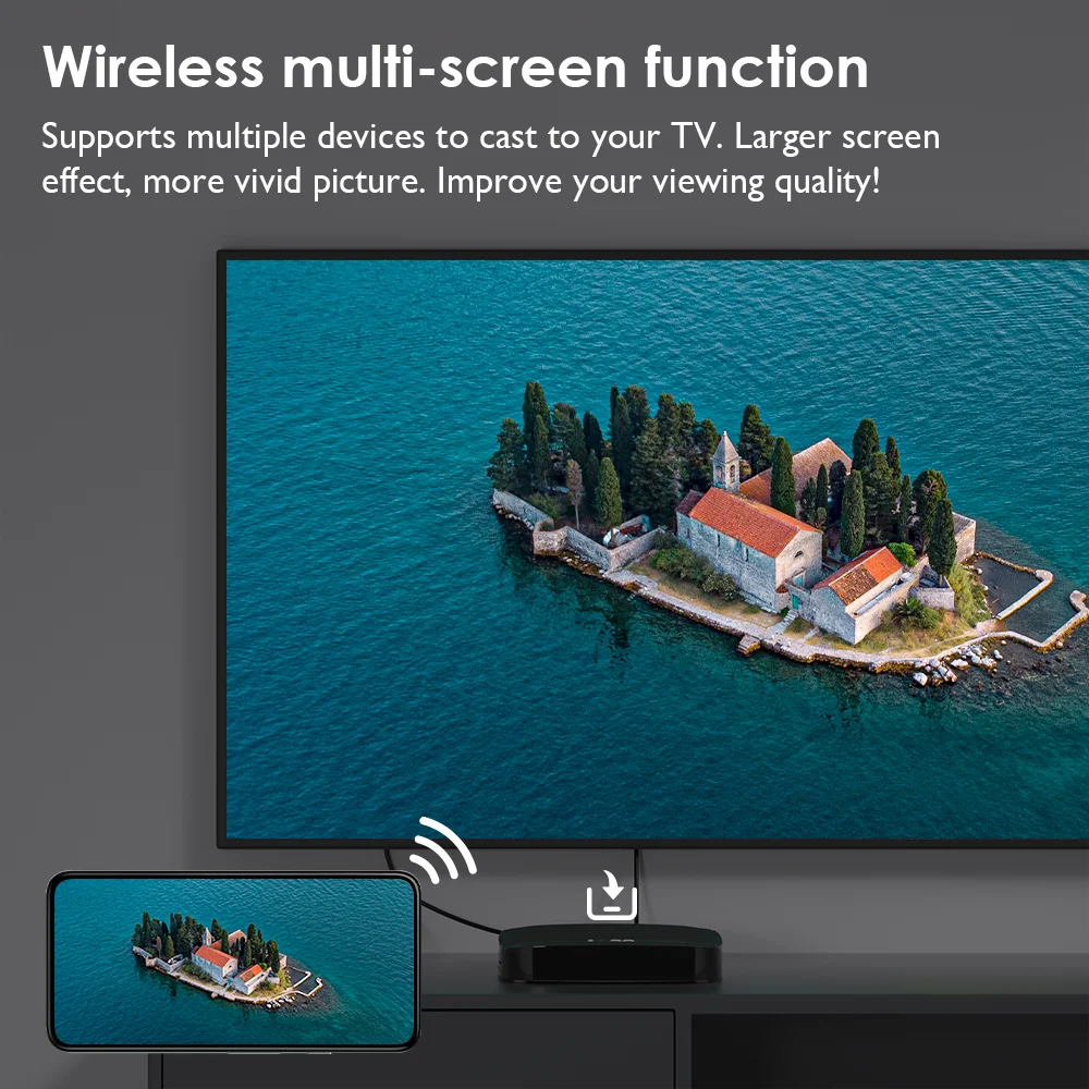 Android 10.0 TV BOX 4GB 64GB 6K Google Voice Assistant Allwinner H6 receiver Wifi 2.4G&amp5G Bluetooth Smart Box Set top |