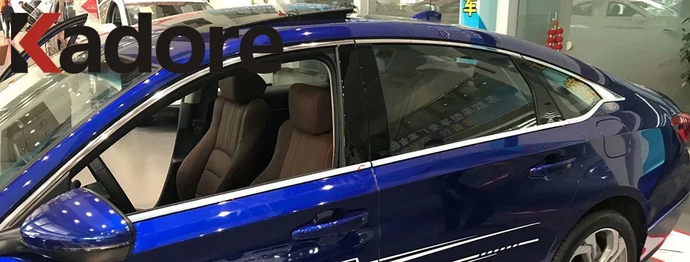 Нижняя отделка оконного порога для Honda Accord 2018 2019 2020 2021 нержавеющая сталь