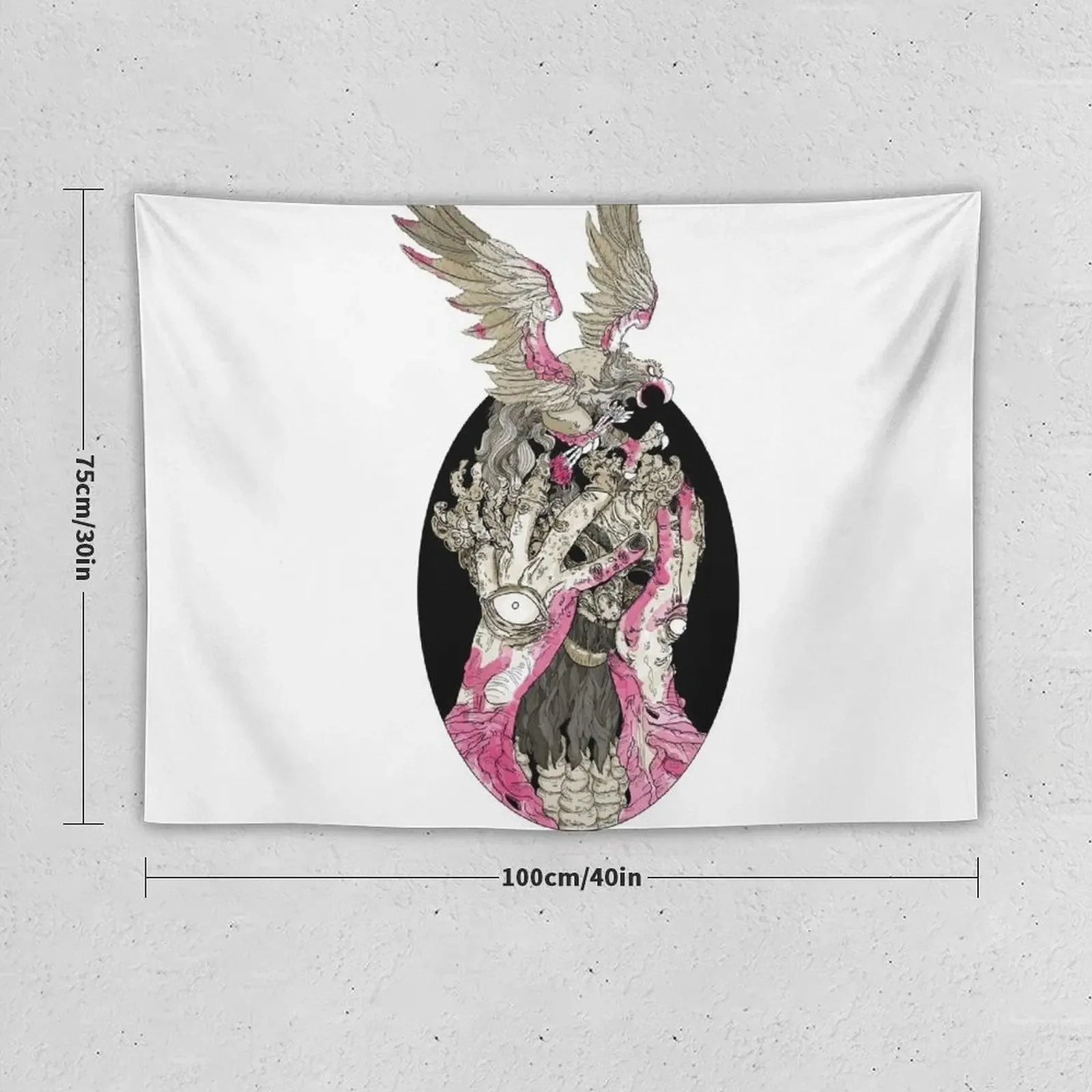 Каждый раз когда я выдыхаю гобелен украшение для комнаты эстетика Настенный