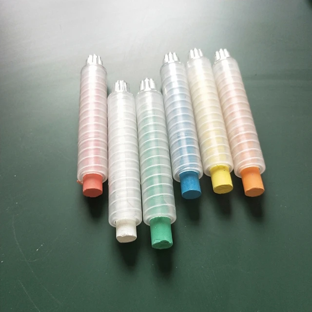 1pc/2PCS Dustless Chalk Holders Holder Pen Porta Tiza Chalk Clip Non Dust  Clean Teaching On