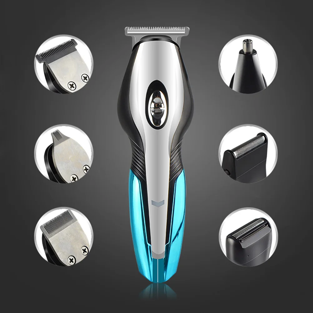 

6 in 1 Electric Hair Clippers Set Professional Beard Trimmers and Hair Cutters USB Rechargeable Shaver Razor
