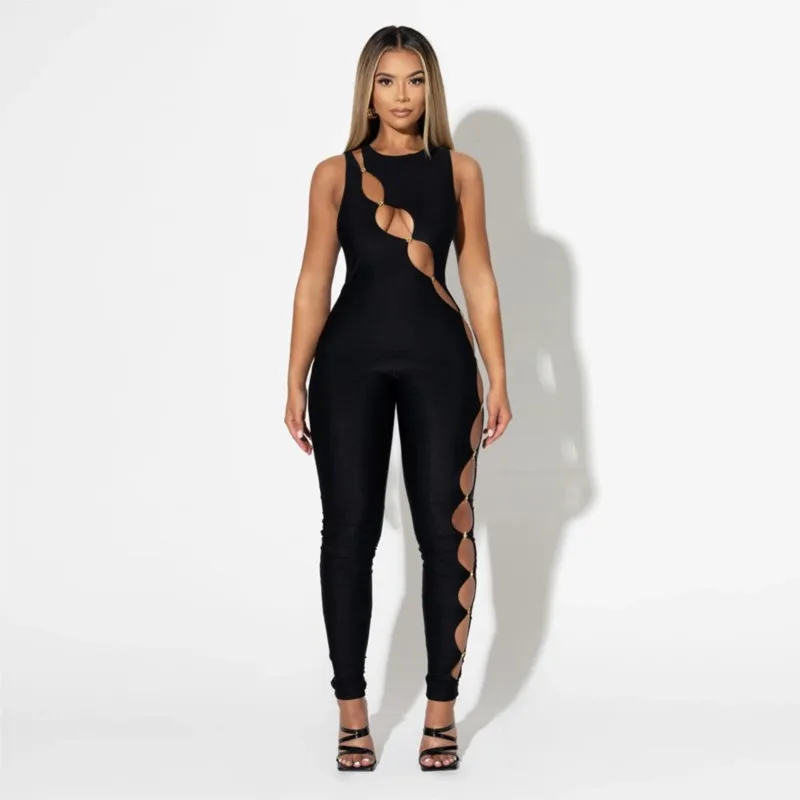 

Swimsuit Cover Up Women Female Clothing Summer Beach Dress Sleeveless Seamless Slim Fit One Piece Zipper Sport Solid Color