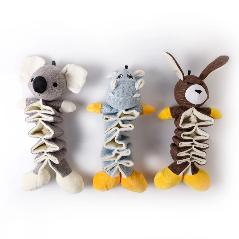 

Plush Vocalization Dog Toys Cloth Pile Molar Biting Resistance Chew Interaction Improve Intelligence Dog Accessories Pet Items