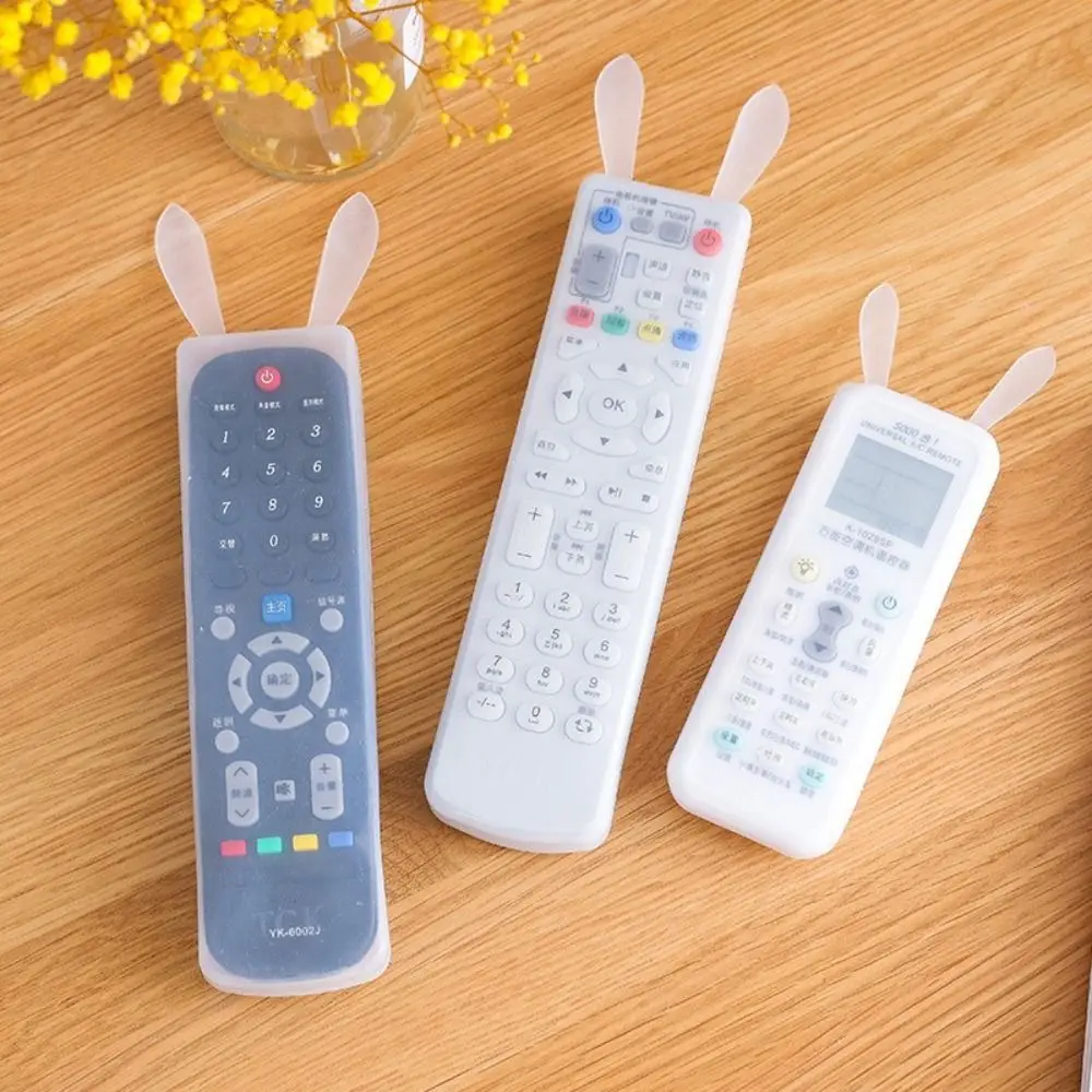 

Cute Dust Protect Silicone Luminous Air Condition Cover Remote Control Case Controller Cover Remotes Control Protector