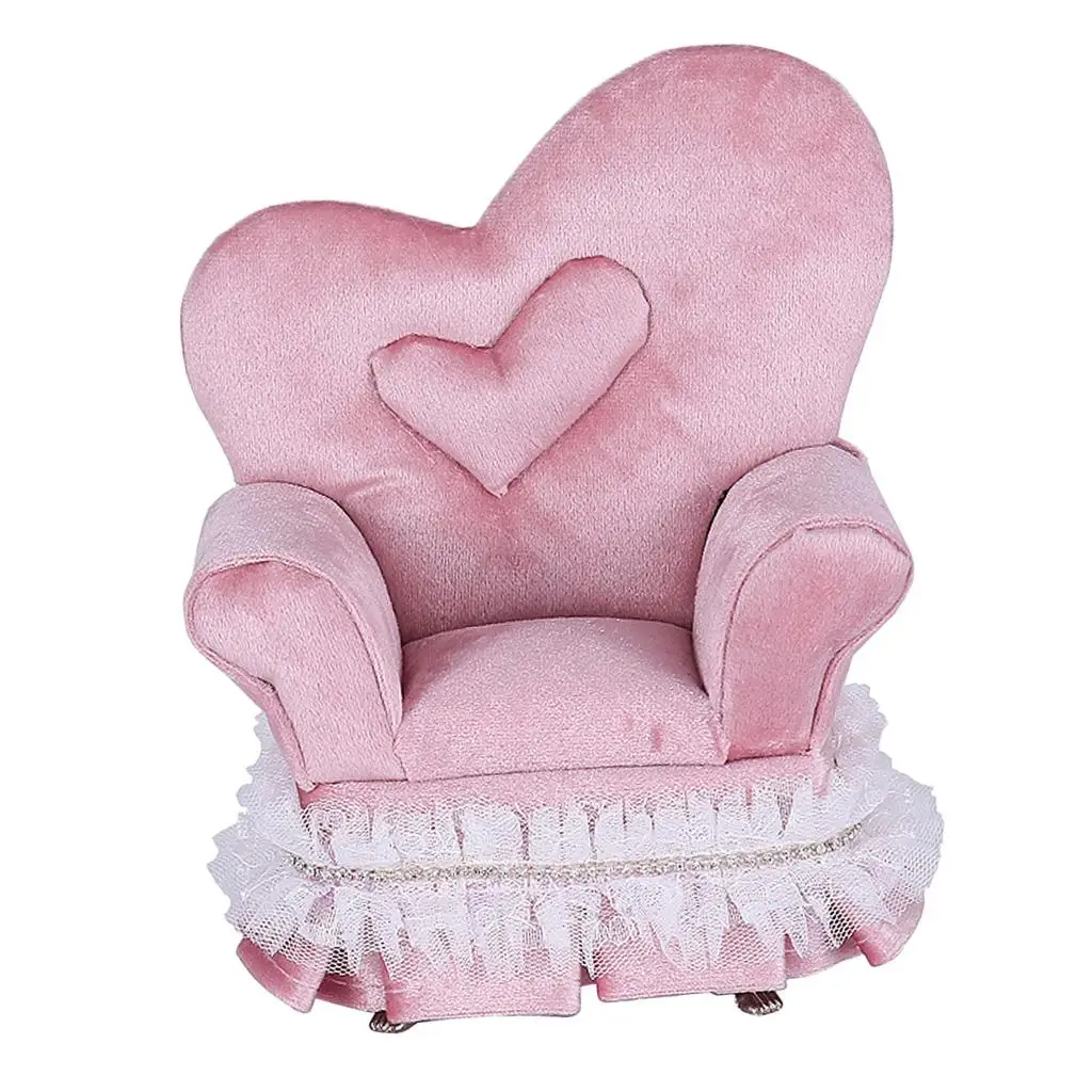 

Portable Sofa Jewelry Box for Girls Travel Jewelry Organizer for Necklace
