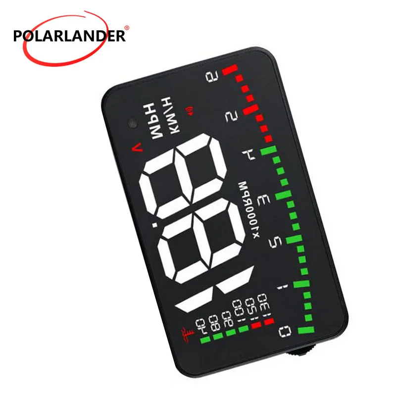 

HUD Display Heads Up OBD 2 Consumption Data GPS function Digital speedometer A900 3.5 Inch colorful