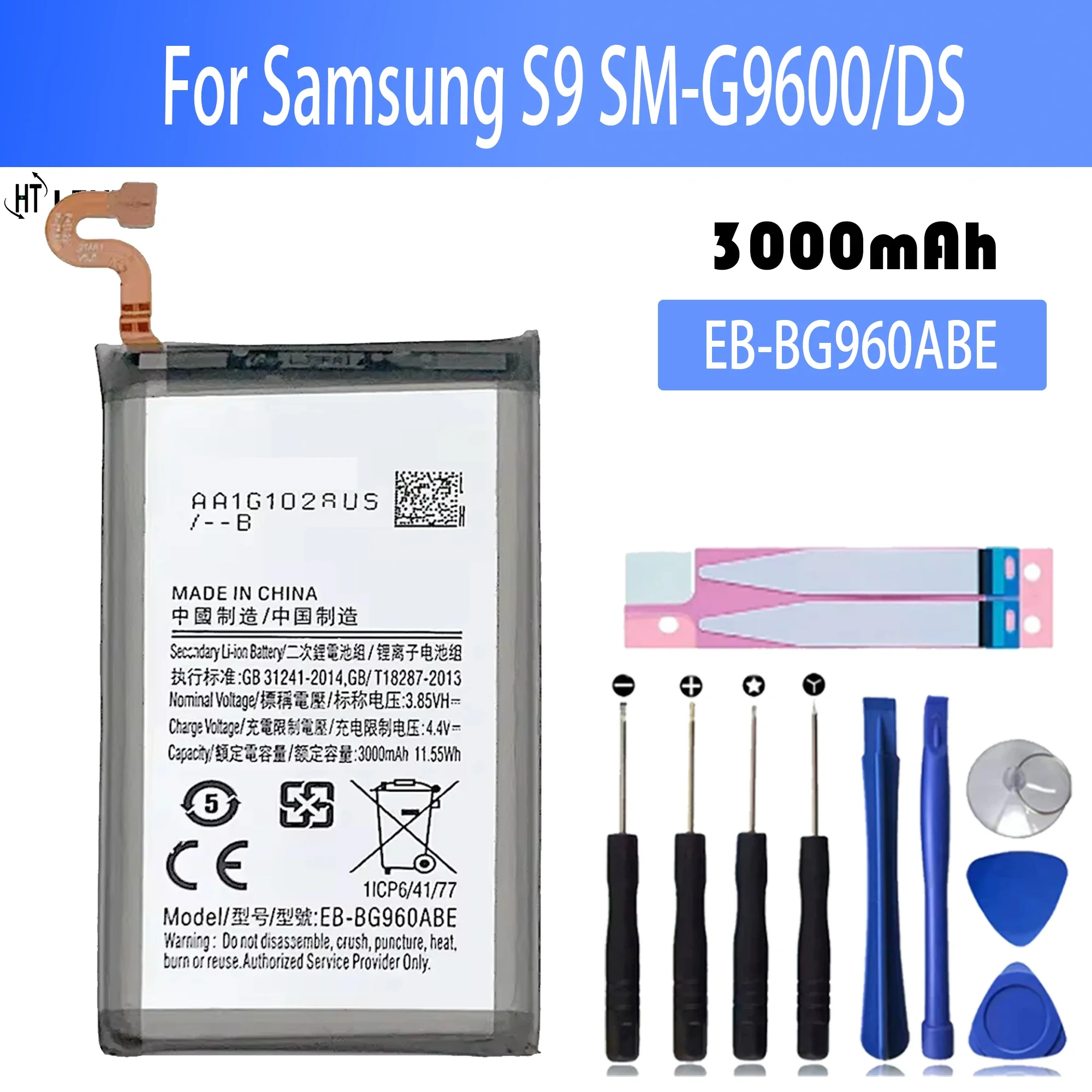 100% новый аккумулятор EB-BG960ABE для Samsung GALAXY S9 G9600 G960F SM-G960 запасная часть аккумуляторы
