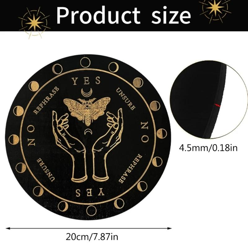 Маятниковая доска для лозоходства гадальная двухсторонняя деревянная